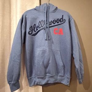 Pacific & Co. Hollywood Sweatshirt Hoodie Heather Blue, Size Large